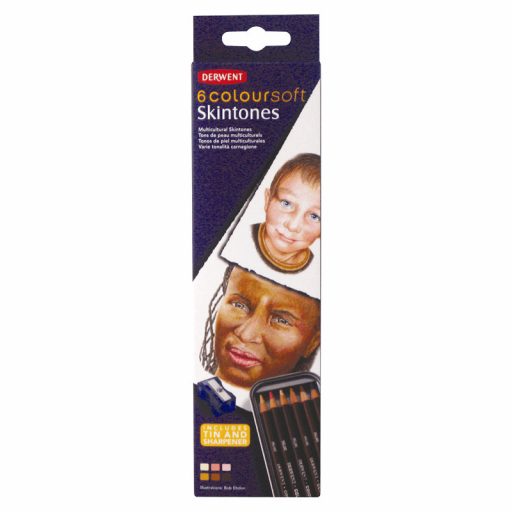 Derwent Coloursoft bőr tónusok színes ceruza készlet 6db