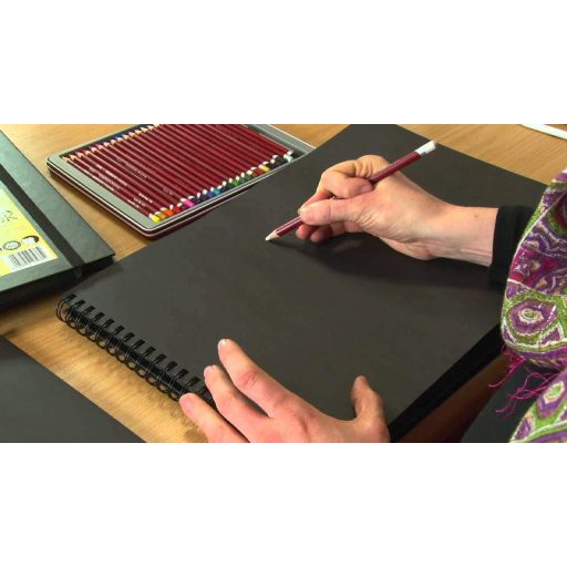 Derwent Black Book fekete lapos A4-es rajztömb