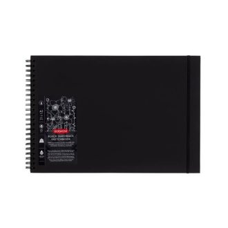 Derwent Black Book fekete lapos A3-as rajztömb