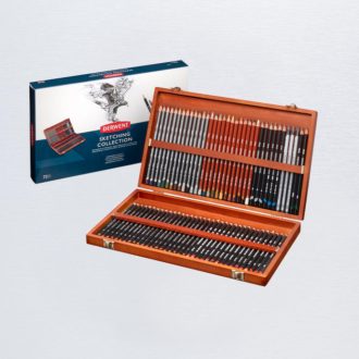 Derwent Skicc Kollekció - 72 darabos fadobozos készlet