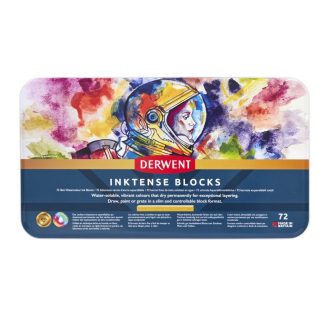Derwent Inktense Blocks akvarellkréta, 72 db-os