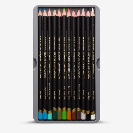 Derwent Chromaflow ceruza - 24 db + összemosó filcek