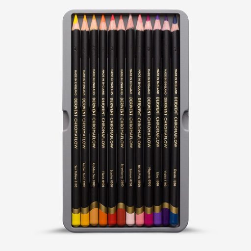 Derwent Chromaflow ceruza - 24 db + összemosó filcek