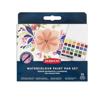 Derwent akvarellfesték - 24 db-os készlet