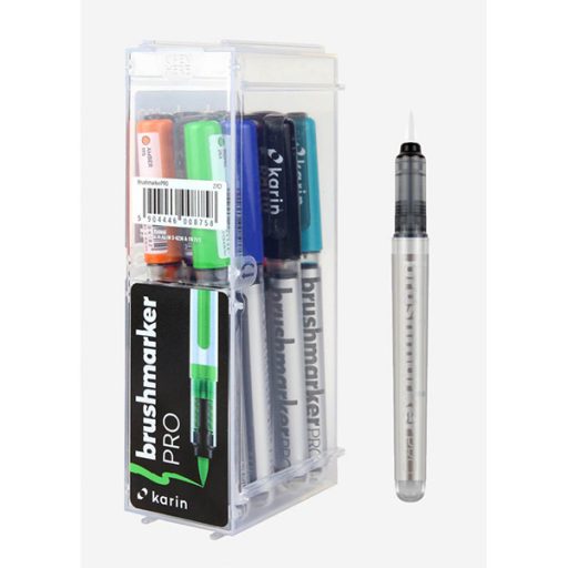 Karin Brushmarker PRO ecsetfilc 11+1 db-os készlet - Alapszínek