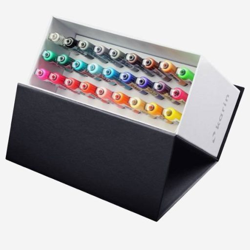 Karin Brushmarker PRO ecsetfilc Minibox (26 szín + blender)