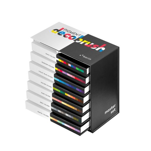 Karin Pigment Decobrush ecsetfilc 84 db-os Master készlet