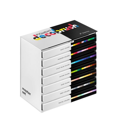 Karin Pigment Decobrush ecsetfilc 84 db-os Master készlet