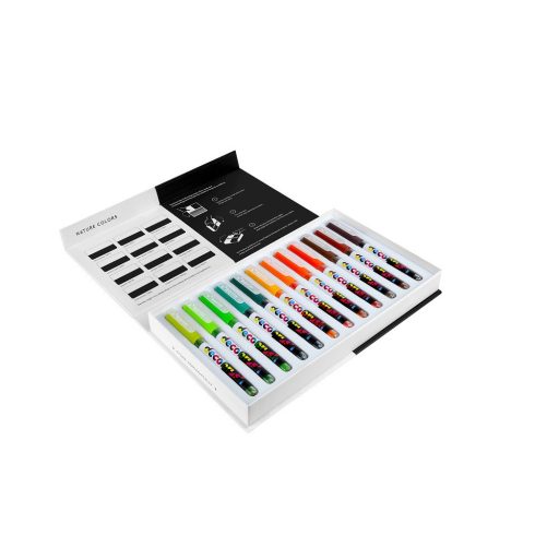 Karin Pigment Decobrush ecsetfilc 12db-os készlet - Természet színei