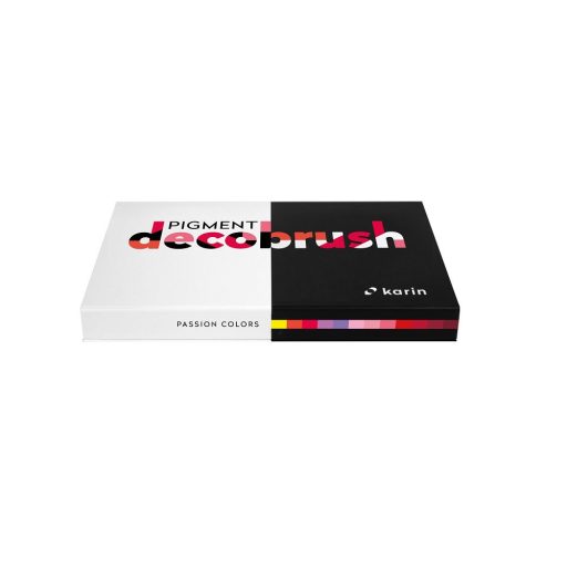 Karin Pigment Decobrush ecsetfilc 12db-os készlet - Passion Colors