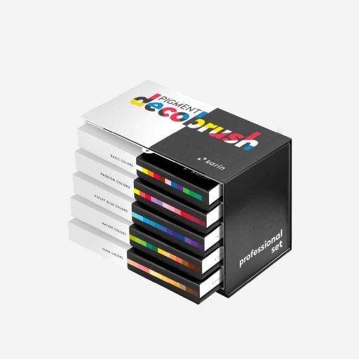 Karin Pigment Decobrush ecsetfilc 60 db-os Professional készlet