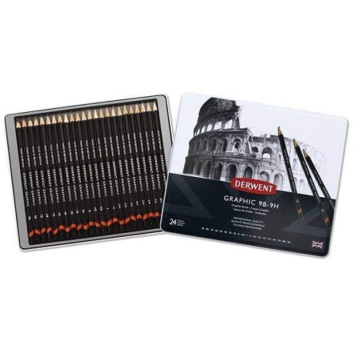 Derwent grafitceruza készlet 24db-os (9B-9H)