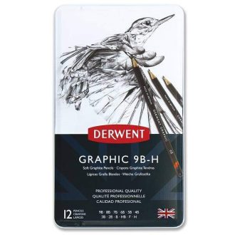 Derwent grafitceruza készlet 12 db-os "puha"