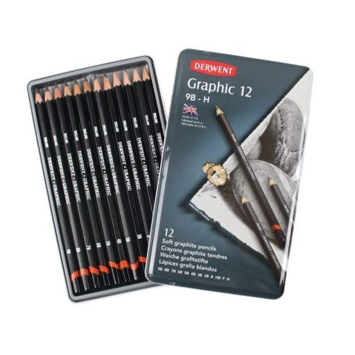 Derwent grafitceruza készlet 12 db-os "puha"