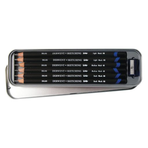 Derwent elmosható grafitceruza, 6 db-os