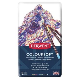 Derwent Coloursoft színesceruza készlet 12db-os