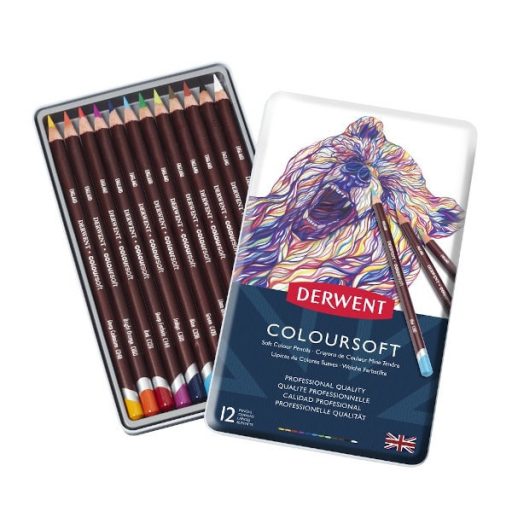 Derwent Coloursoft színesceruza készlet 12db-os