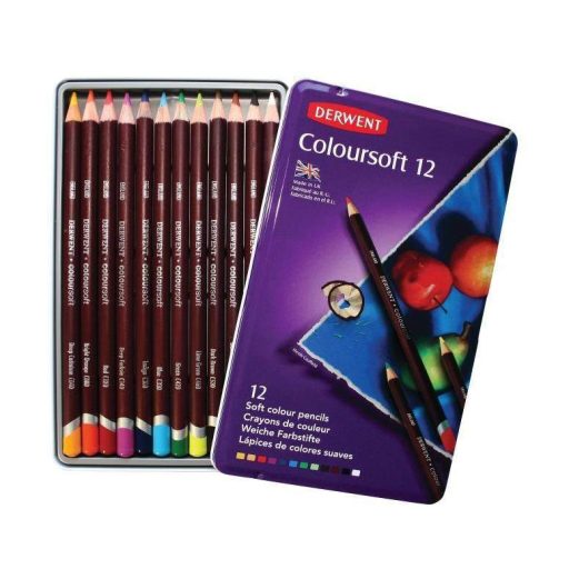 Derwent Coloursoft színesceruza készlet 12db-os