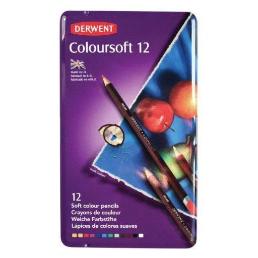 Derwent Coloursoft színesceruza készlet 12db-os