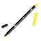Tombow ABT Dual Brush Pen - Kéthegyű filctoll, színenként, 055 - Process Yellow