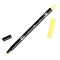 Tombow ABT Dual Brush Pen - Kéthegyű filctoll, színenként, 062 - Pale Yellow