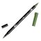 Tombow ABT Dual Brush Pen - Kéthegyű filctoll, színenként, 177 - Dark Jade