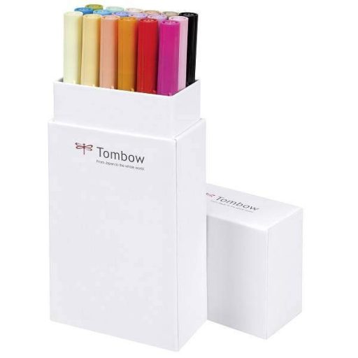 Tombow ABT Dual Brush Pen- Kéthegyű marker filctoll 18 db másodlagos szín