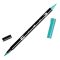 Tombow ABT Dual Brush Pen - Kéthegyű filctoll, színenként, 403 - Bright Blue