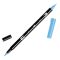Tombow ABT Dual Brush Pen - Kéthegyű filctoll, színenként, 533 - Peacock Blue