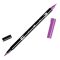 Tombow ABT Dual Brush Pen - Kéthegyű filctoll, színenként, 685 - Deep Magenta