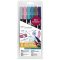 Tombow ABT Dual Brush Pen- Kéthegyű marker filctoll 6 db - Vintage Colours