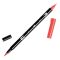Tombow ABT Dual Brush Pen - Kéthegyű filctoll, színenként, 845 - Carmine