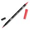 Tombow ABT Dual Brush Pen - Kéthegyű filctoll, színenként, 856 - Chinese Red