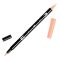 Tombow ABT Dual Brush Pen - Kéthegyű filctoll, színenként, 873 - Coral