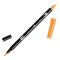 Tombow ABT Dual Brush Pen - Kéthegyű filctoll, színenként, 933 - Orange
