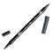 Tombow ABT Dual Brush Pen - Kéthegyű filctoll, színenként, N35 - Cool Gray 12