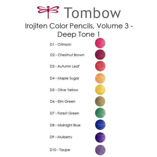 Tombow Irojiten színesceruza készlet Rainforest 30db-os