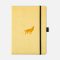 Dingbats* Notebook, Wildlife kollekció - A5+ sima lap, Krém Farkas