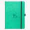 Dingbats* Earth Collection Bullet Journal pontozott notebook, A5+, Eduardo - smaragd zöld