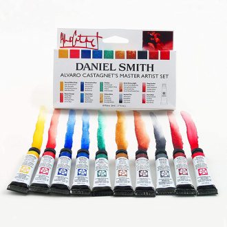   Daniel Smith akvarellfesték készlet, 10 x 5 ml - Alvaro Castagnet