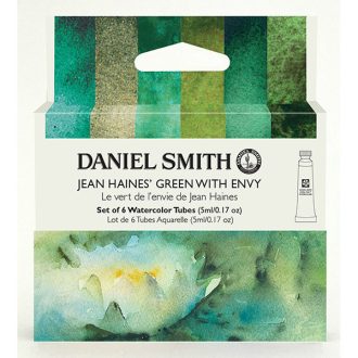   Daniel Smith akvarellfesték készlet, 6 x 5 ml - Jean Haines' Green with Envy