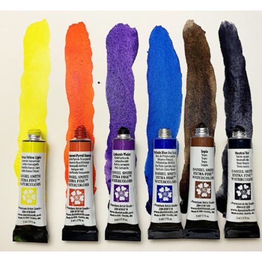 Daniel Smith akvarellfesték készlet, 6 x 5 ml - Jansen Chow II.