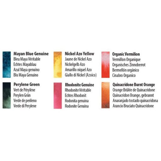 Daniel Smith akvarellfesték készlet, 6 x 5 ml - Lesya Poplavskaya