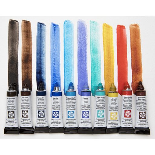 Daniel Smith akvarellfesték készlet, 10 x 5 ml - Angus McEwan