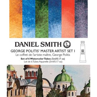  Daniel Smith akvarellfesték készlet, 6 x 5 ml - George Politis I.