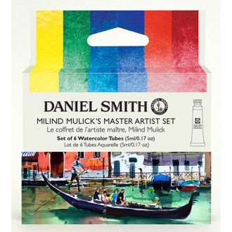   Daniel Smith akvarellfesték készlet, 6 x 5 ml - Milind Mulick