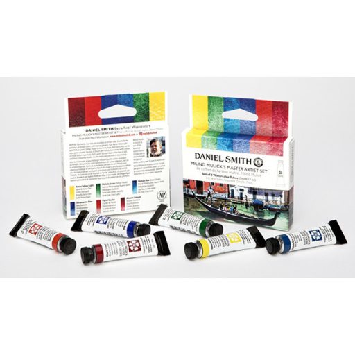 Daniel Smith akvarellfesték készlet, 6 x 5 ml - Milind Mulick