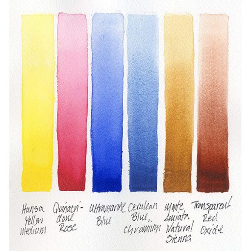 Daniel Smith akvarellfesték készlet, félszilkés, 6 db-os - Sketcher