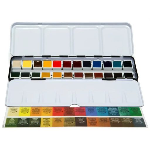 Daniel Smith akvarellfesték, 24 db-os készlet