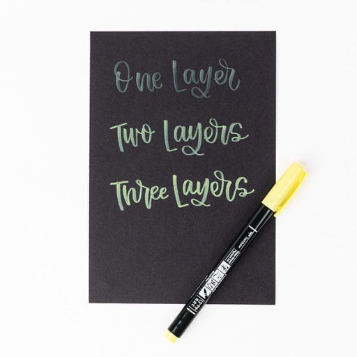 Tombow Fudenosuke ecsetfilc - pasztell színek